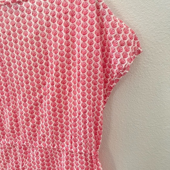 VINEYEARD VINES| PINK SEASHELL COTTON BATHING SUIT COVER DRESS - Picture 7 of 7